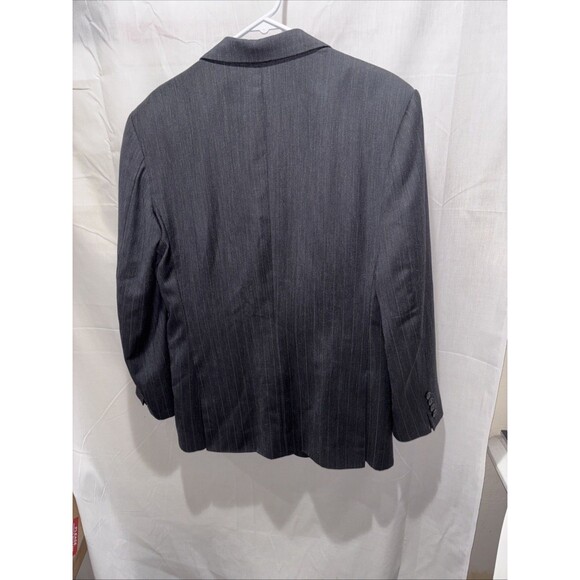 Brioni Vintage Bangkok Gray Pin Stripe Jacket Men 42/43L? 2B See Photos - Picture 7 of 16